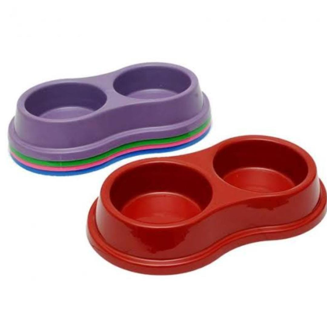 Comedouro Duplo p\ Cães e Gatos