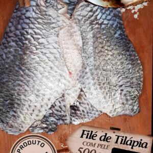 FILE DE TILAPIA COM PELE 500G