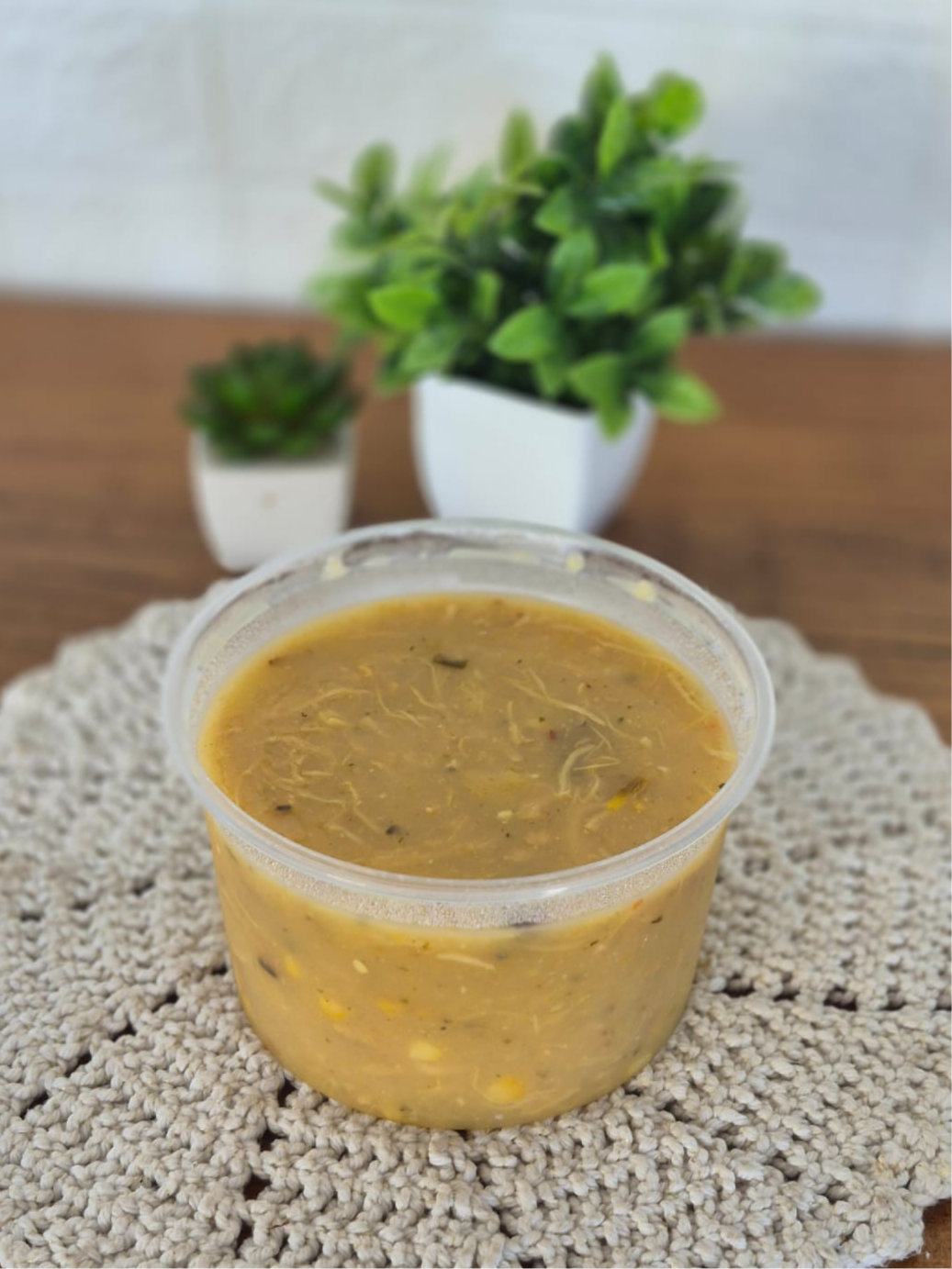 MANDIOCA C/ FRANGO GOURMET 1 LITRO Congelado.