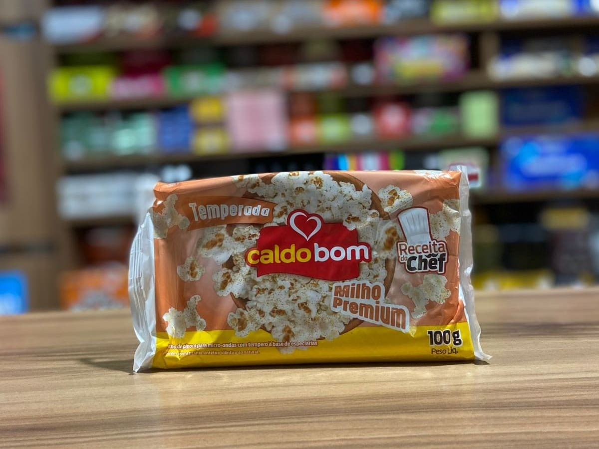 PIPOCA DE MICROONDAS TEMPERADO 100G