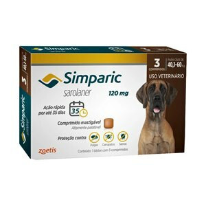 Simparic 40.1 a 60 kg - 3 Tabletes