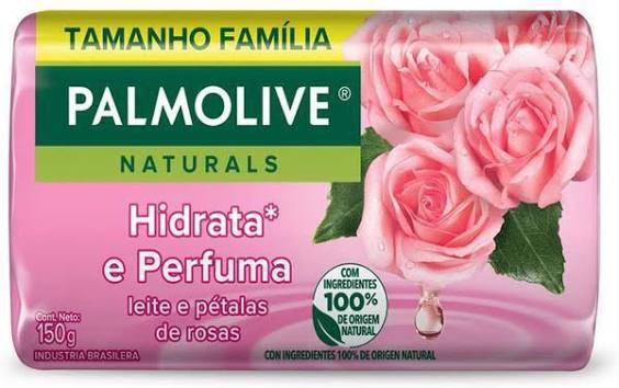 Sabonete Palmolive 125g leite e pétalas de rosas 