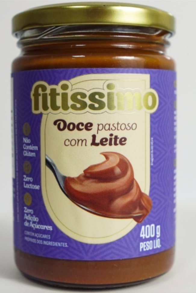 DOCE DE LEITE FITISSIMO 400 GRAMAS.
