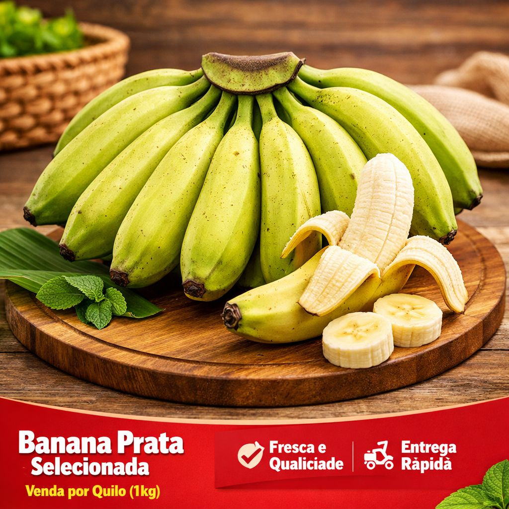 BANANA PRATA-Preço por kg