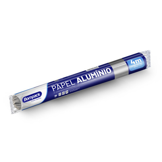 PAPEL ALUMINIO BOMPACK 45CMX4MT