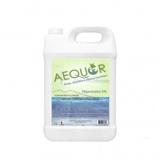 Hipoclorito de Sódio 5% 5L (Aequor)