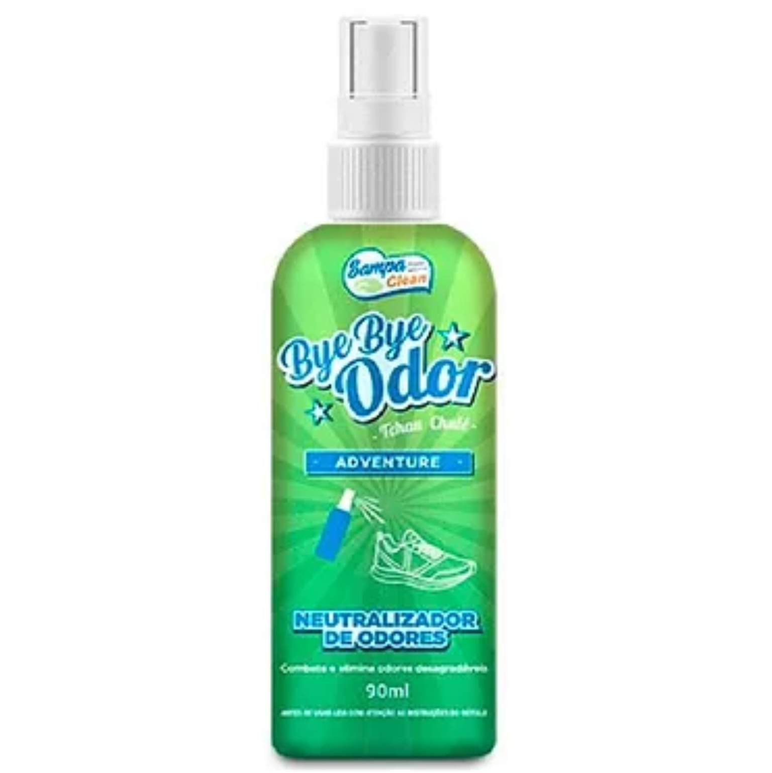 NEUTRALIZADOR BYE BYE ODOR ADVENTURE SAMPA CLEAN 90ML