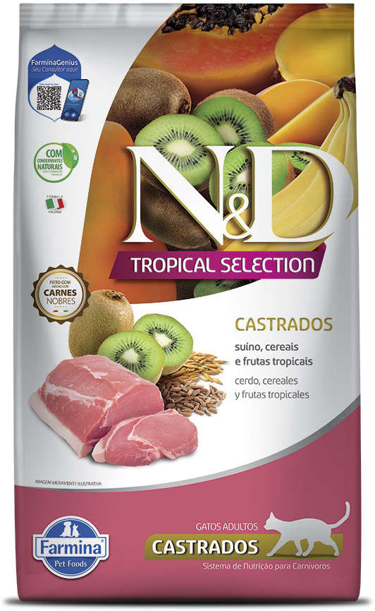 ND Tropical Gatos Castrados Suíno 1,5kg
