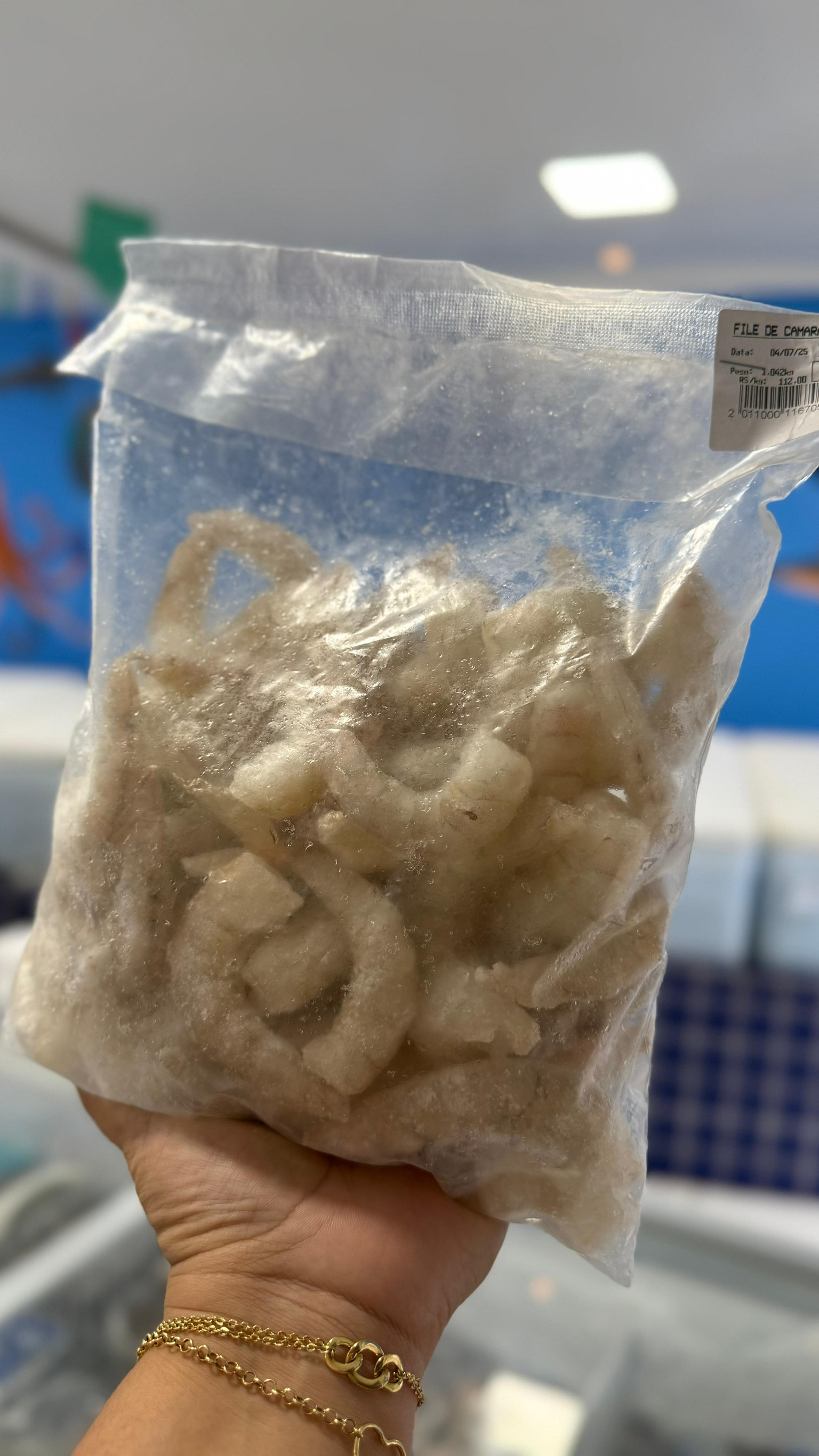 Filé de camarão branco G (1kg)