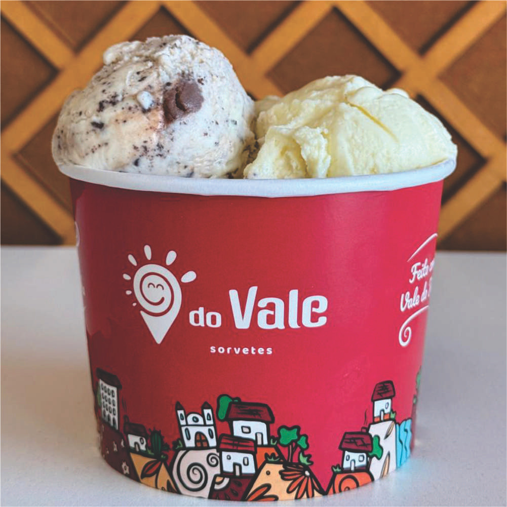 MONTE SEU SORVETE COM ATE 2 SABORES 