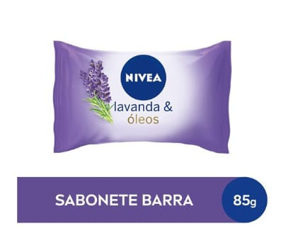 Sabonete em Barra Lavanda & Óleos Nivea 85g