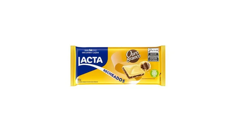 Barra de Chocolate Lacta 80g - Ouro Branco