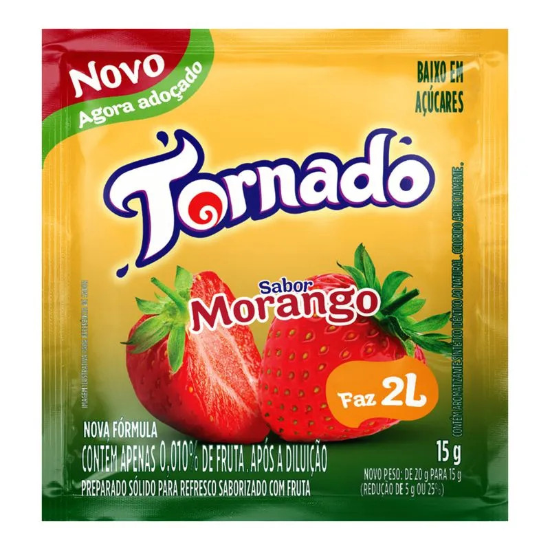 Refresco Tornado Morango