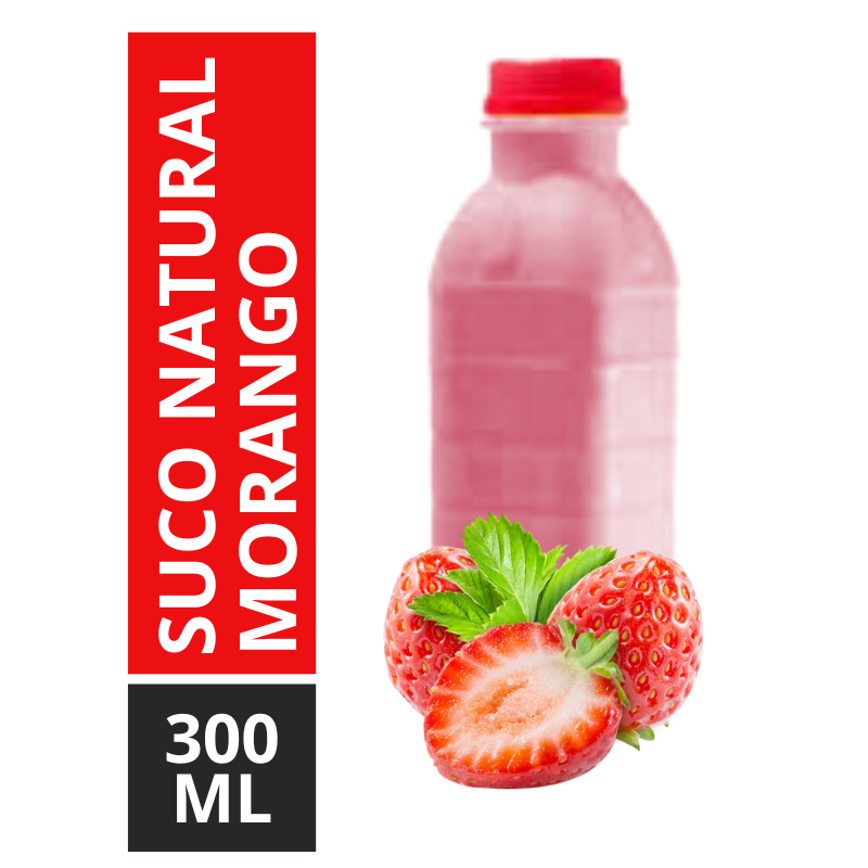 Suco Natural de Morango 300ml