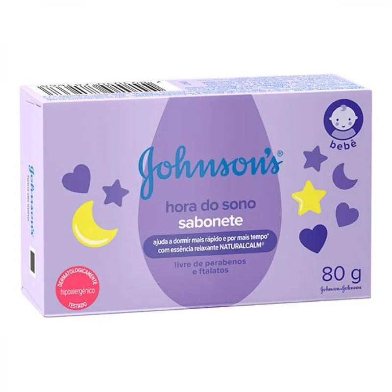 SABONETE JOHNSONS BABY 'HORA DO SONO' 80G
