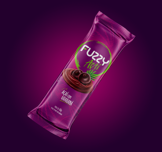 PICOLÉ  FUZZY AÇAÍ COM GUARANÁ - 60g
