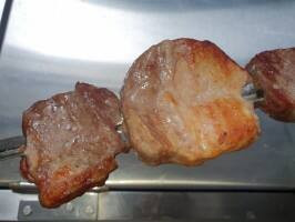 1/2 churrasco de  porco