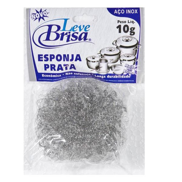 ESPONJA DE AÇO LEVE BRISA PRATA 10G¬