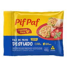 Filé de peito de frango desfiado pif paf 400g