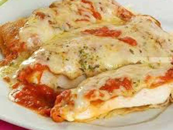 Parmegiana de frango individual(aproximadamente 750gr)