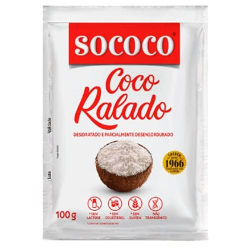 Coco Ralado Sococo 100g.