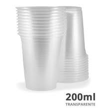 COPO 200ML TRANSPARENTE TOTALPLAST