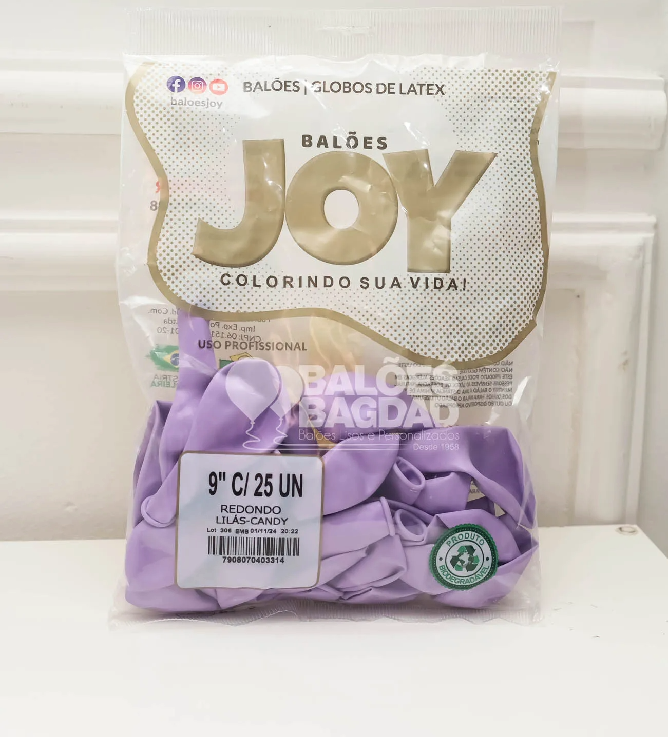 BALAO N°9 LILAS CANDY JOY