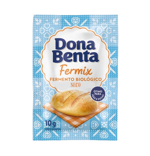 Fermento em Pó Fermix Biologico Dona Benta Sachê 10g