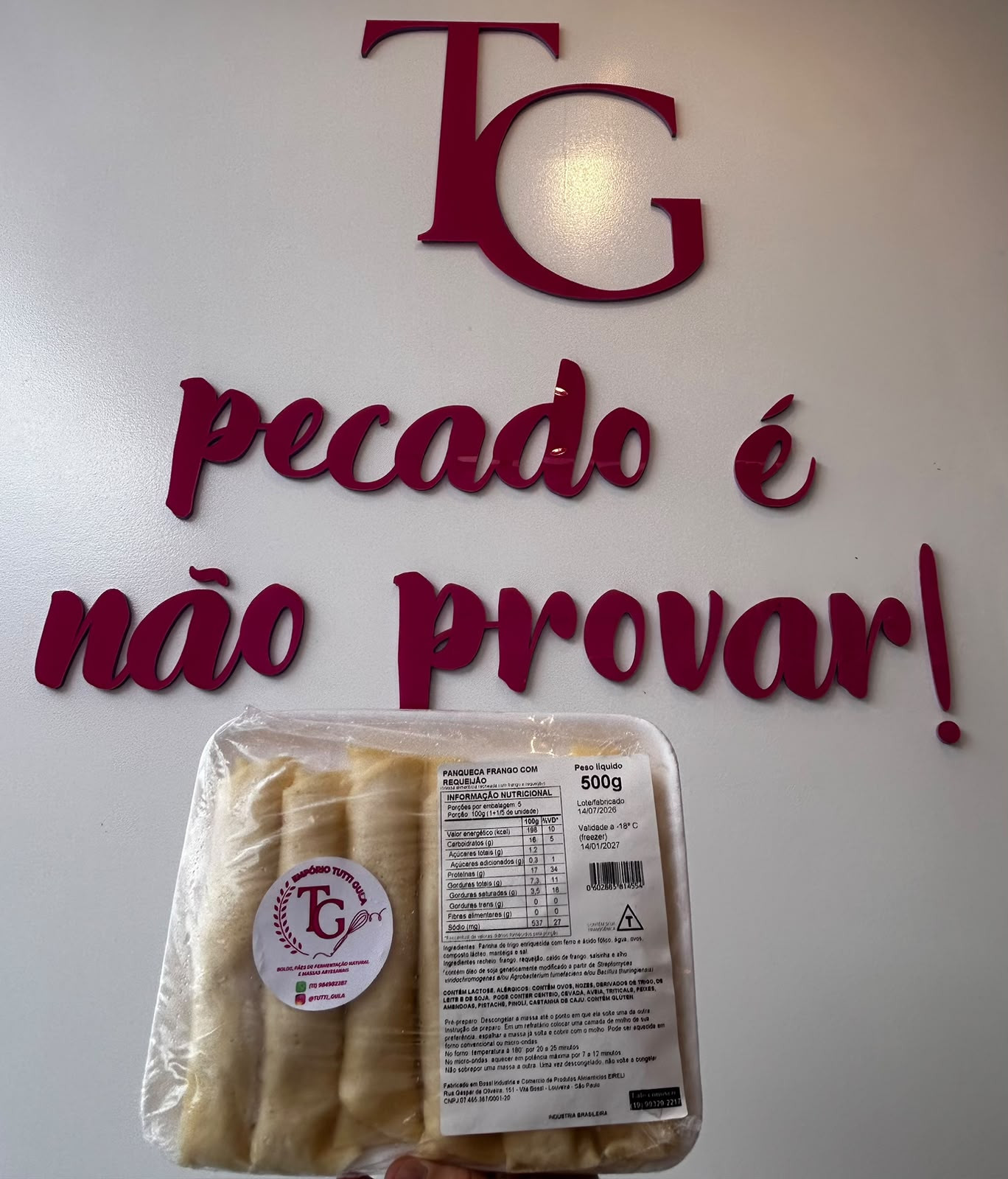 PANQUECA DE FRANGO 500G