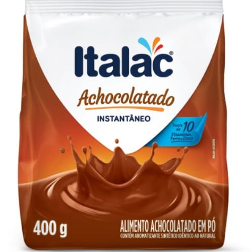Achocolatado em Pó Italac Instantâneo Sachê 400g