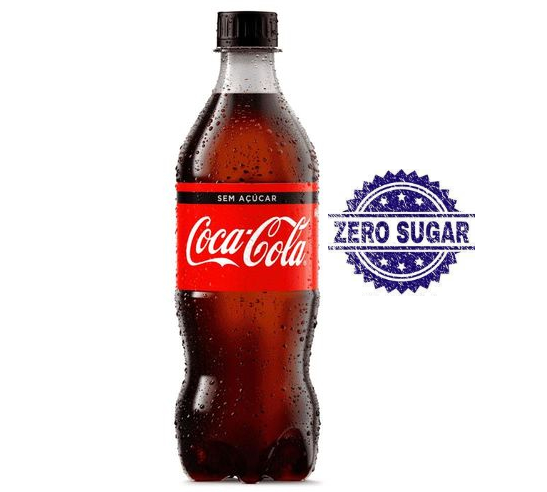 COCA COLA ZERO 600ML REFRIGERANTE