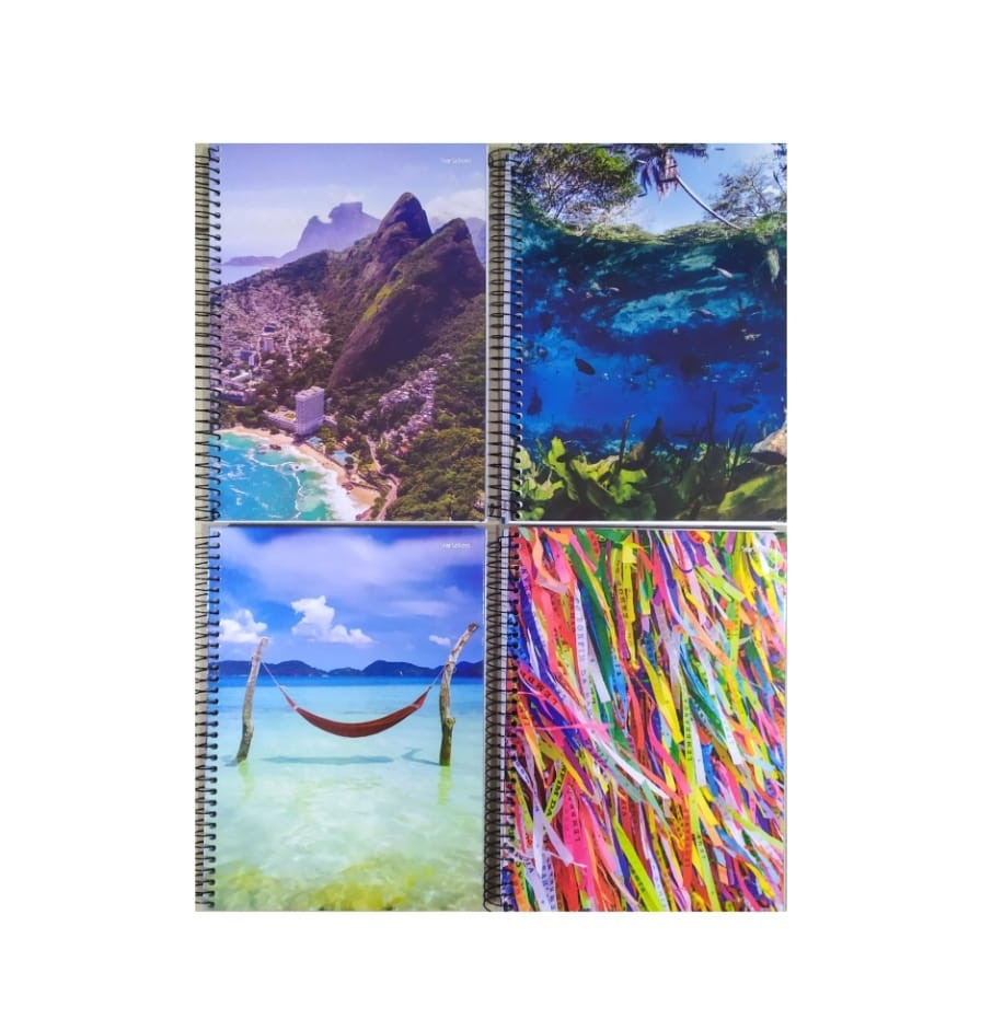 CADERNO 10M STARSCHOOL 160F PAISAGENS