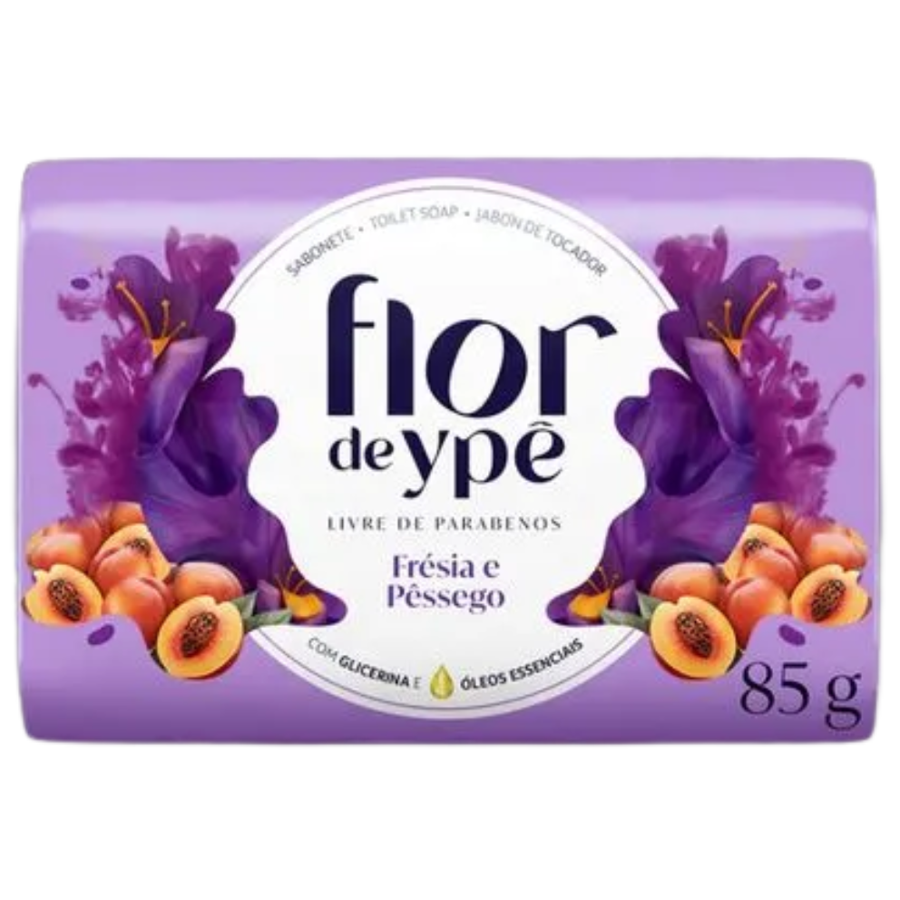 SABONETE FLOR DE YPE FRESIA/ PESSEGO 85G