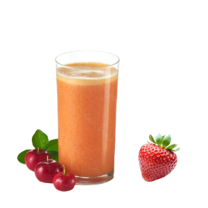 SUCO ACEROLA C/ MORANGO COPO