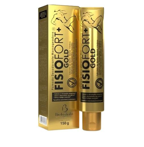 POMADA MASSAG FISIO FORT GOLD 150G BIO INSTINTO