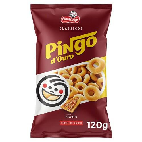 Salgadinho de Trigo Bacon Elma Chips Pingo Douro 120g