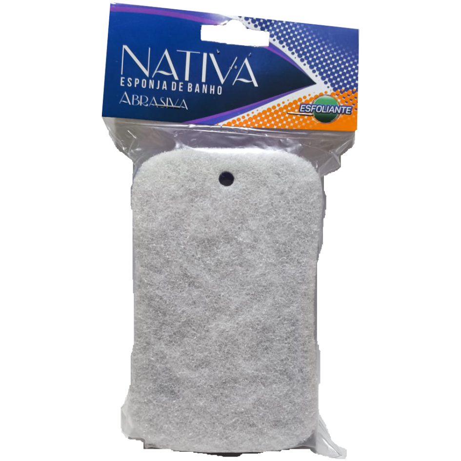 ESPONJA P/ BANHO NATIVA ABRASIVA ESFOLIANTE¬