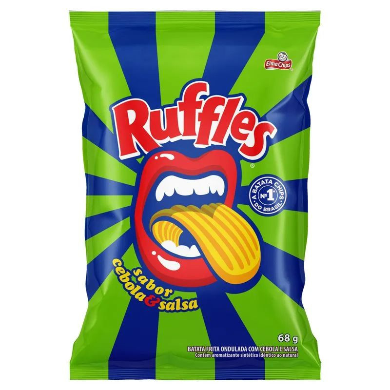 BATATA RUFFLES CEBOLA & SALSA 68G