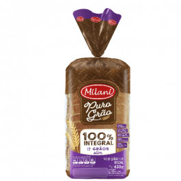 PÃO MILANI 12 GRAOS ZERO AÇÚCAR 450G