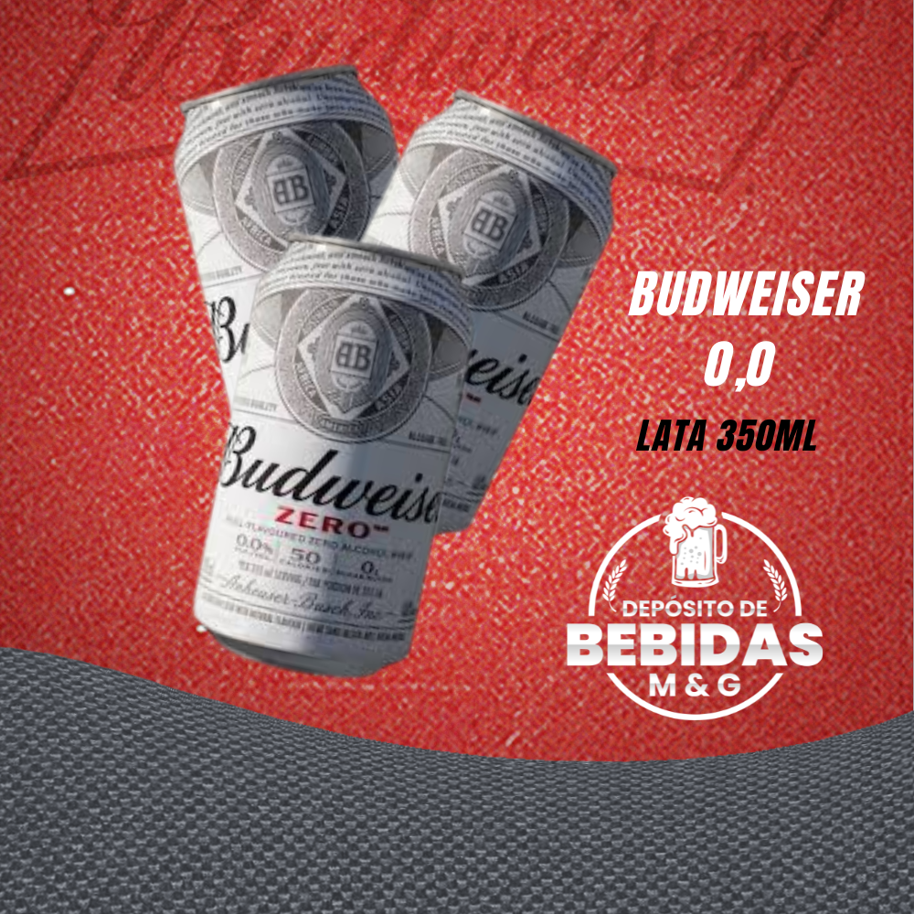 BUDWEISER 0,0 LATA 350ML