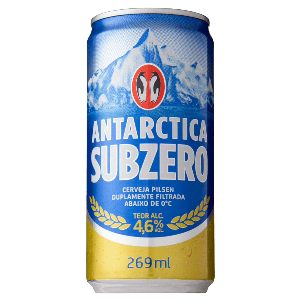 CERVEJA ANTARCTICA SUBZERO PALITO LT269ML