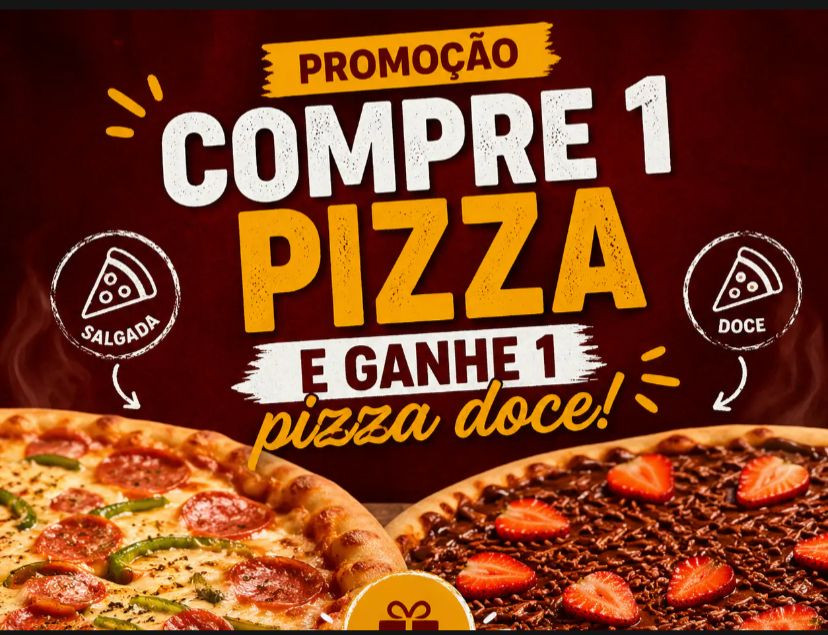 COMPRE 1 PIZZA G GANHE 1 M CHOCOLATE