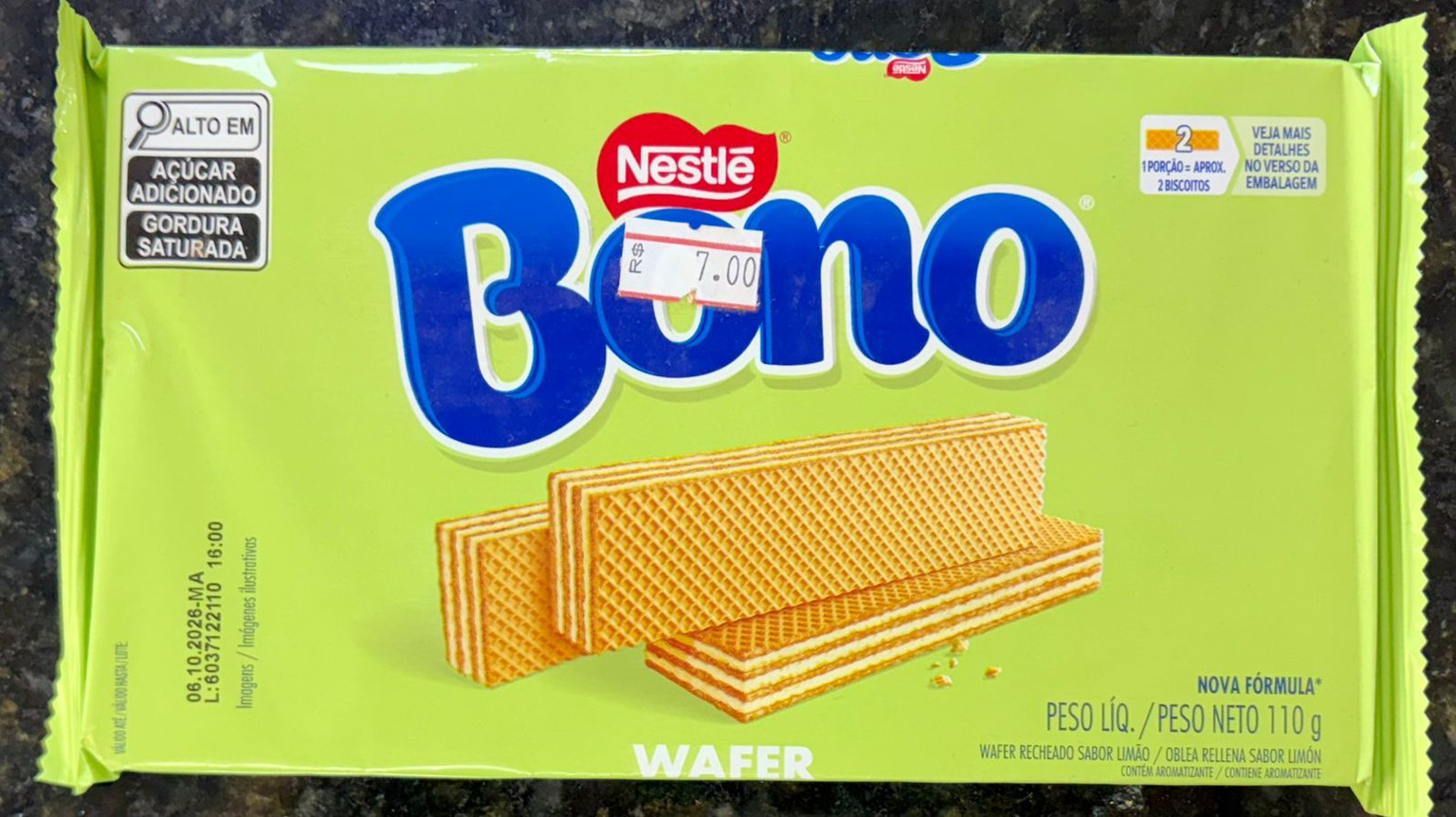 BOLACHA BONO WAFER LIMAO