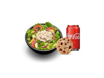 Combo Salada Frango Defumado com Cream Cheese