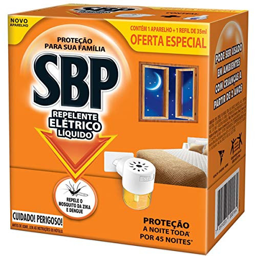 SBP REPEL. ELÉT. LIQ. AMBIENTES C/ BEBÊS 1APARELHO+1 REFIL