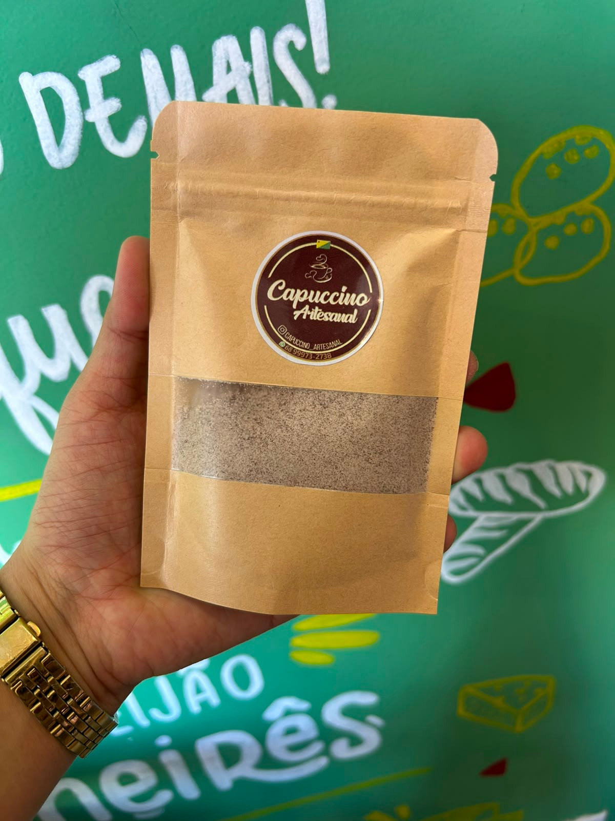 Sache de Cappuccino Artesanal Tradicional  Individual - 40g