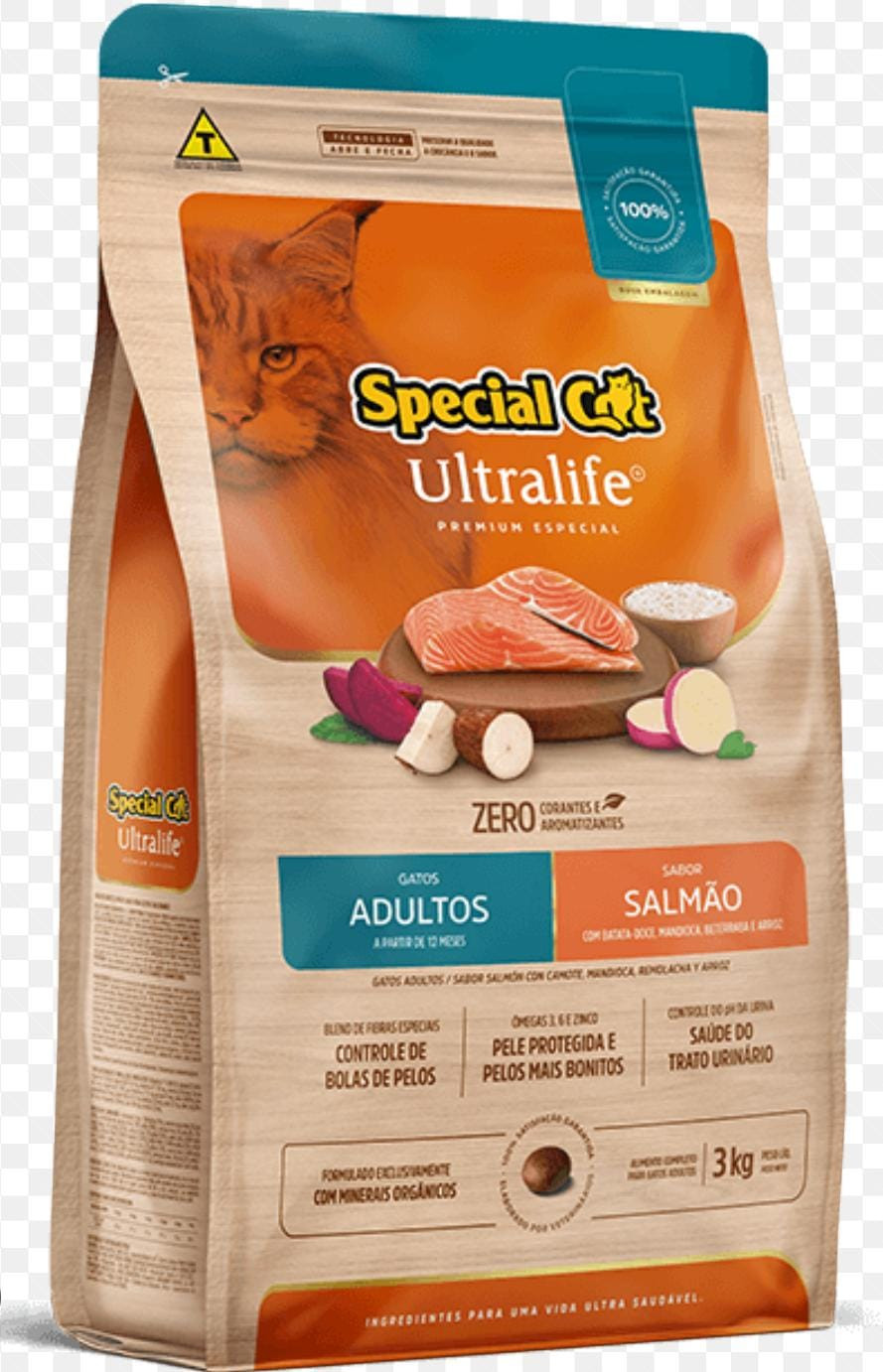 Special Cat Ultralife Adulto Salmão 10Kg 
