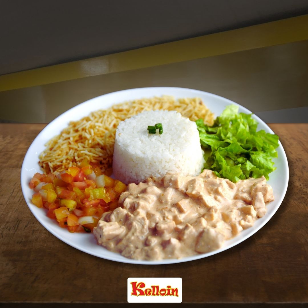 Strogonoff de Frango Completo