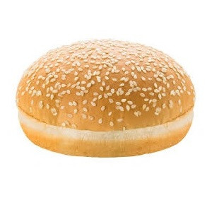PÃO DE HAMBURGUER MONACO COM GERGELIM (CORTE TOTAL) - 12x75g