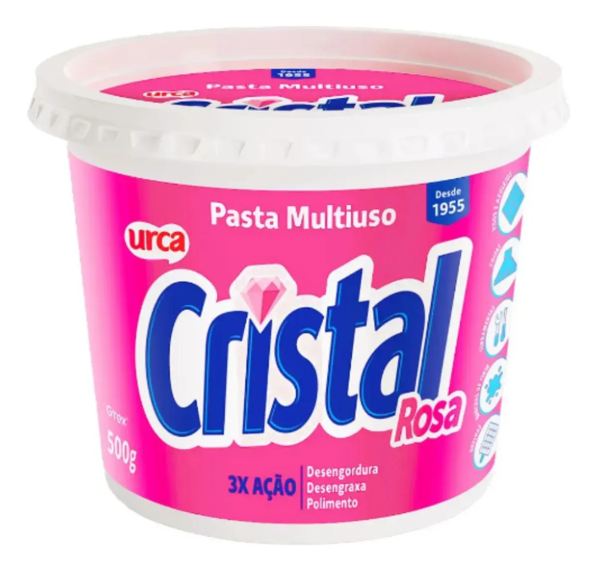 Pasta Rosa Cristal 500g